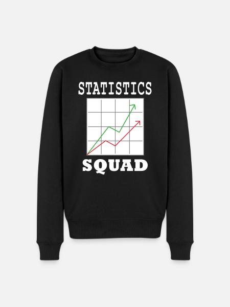 Statistics Analyst Data Manager Statistician - Men's Premium Organic Jumper - black