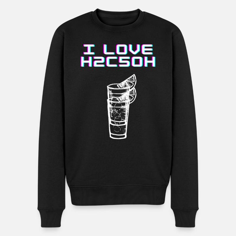J’adore H2C5OH - Pull Premium bio Homme - noir