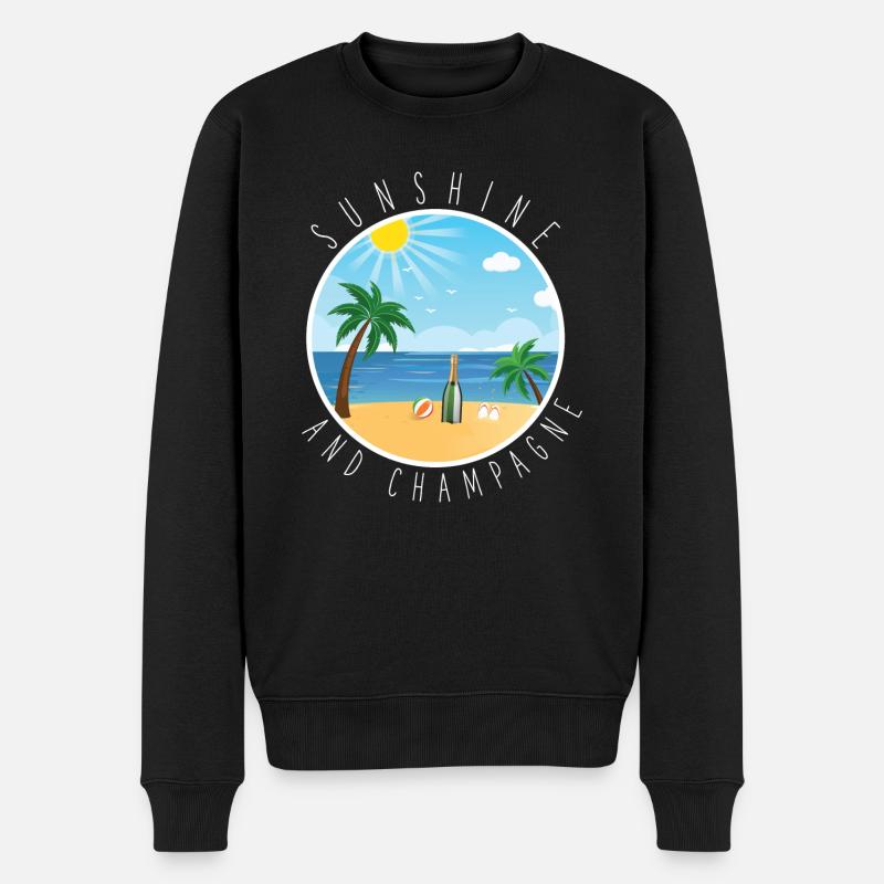 ensoleillement et - Pull Premium bio Homme - noir