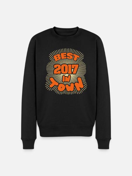 in 2017 - Men's Premium Organic Jumper - black