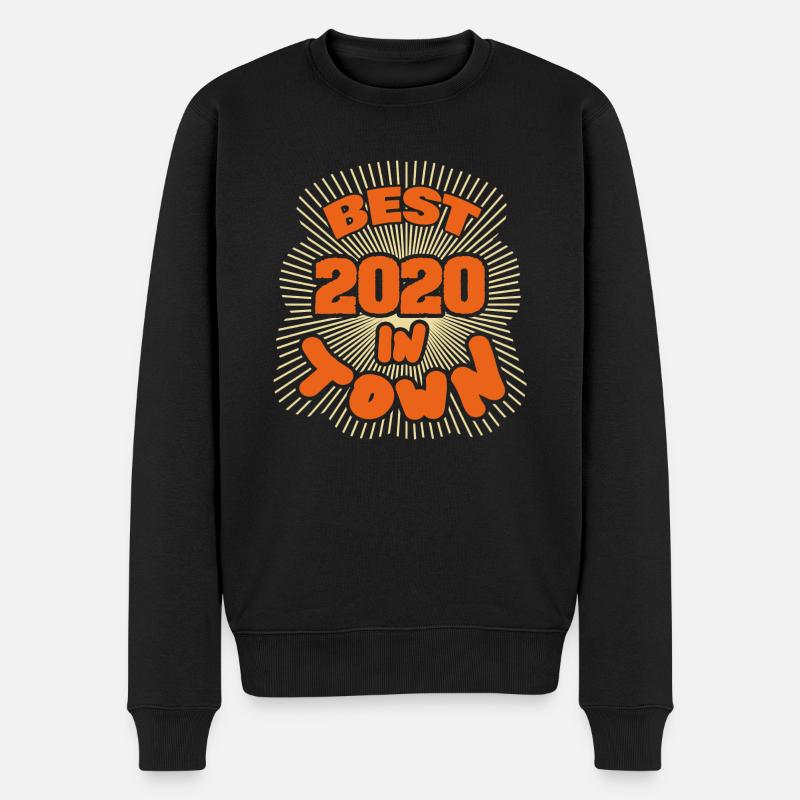Best 2020 - Männer Premium Bio Pullover - Schwarz
