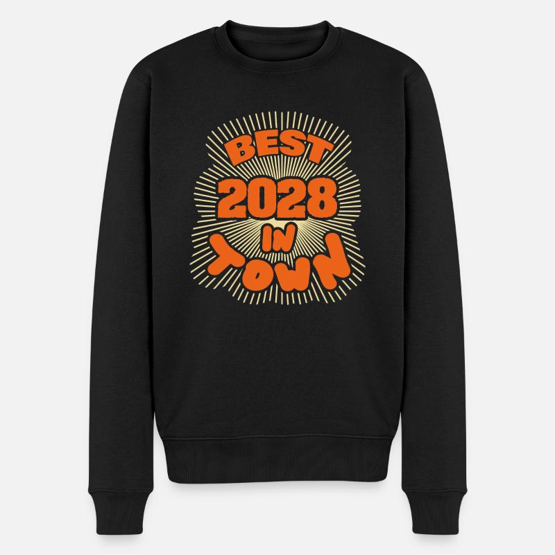 Best 2028 - Männer Premium Bio Pullover - Schwarz