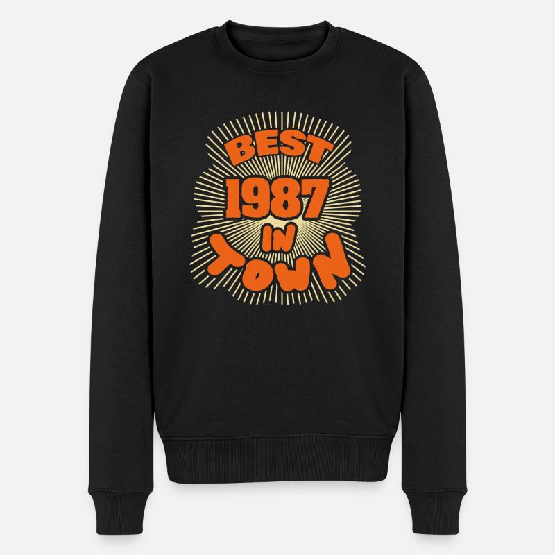 Meilleur 1987 - Pull Premium bio Homme - noir