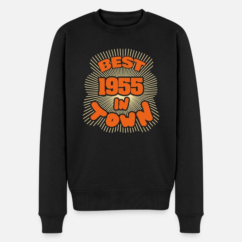 Ville 1955 - Pull Premium bio Homme - noir
