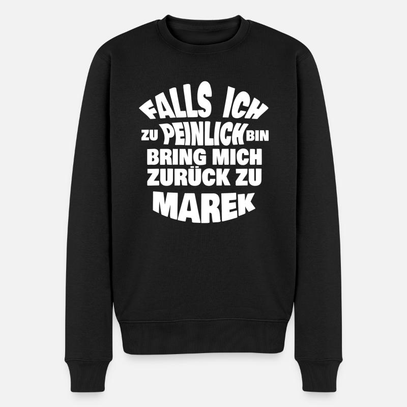 Marek - Pull Premium bio Homme - noir