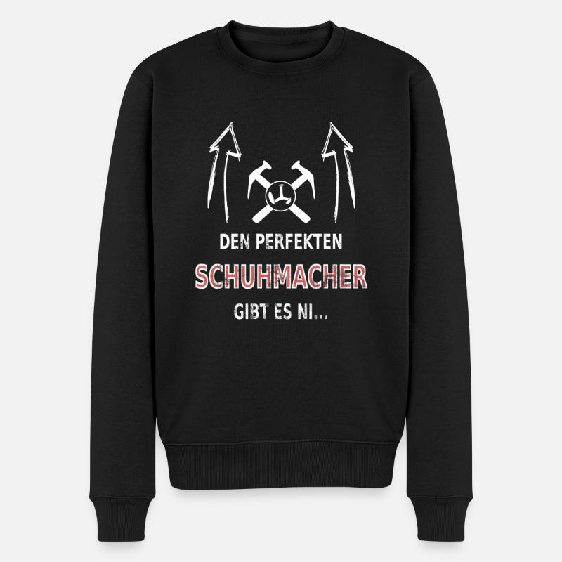 Schuhmacher Schuster Meister Lehrling - Männer Premium Bio Pullover - Schwarz