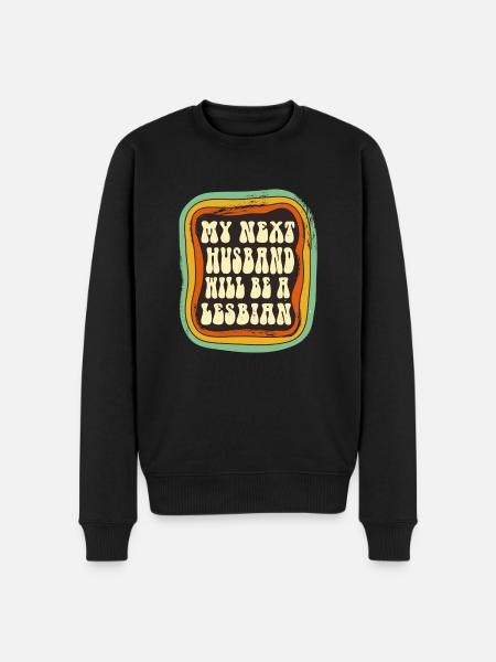 Mon prochain mari sera lesbienne - Pull Premium bio Homme - noir