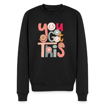 Motivation Exam Day Teacher Student You've got it - Men's Premium Organic Jumper - black - Front - Nico (187cm)