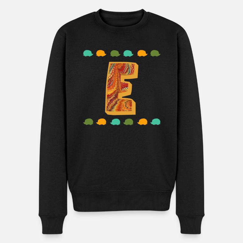 Hedgehog E 22 E - Men's Premium Organic Jumper - black