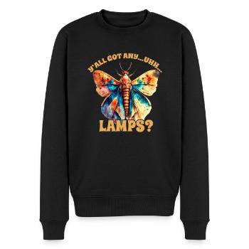 Y'all Got Any... Uhh... Lamps Motte - Männer Premium Bio Pullover - Schwarz - Vorne - Nico (187cm)