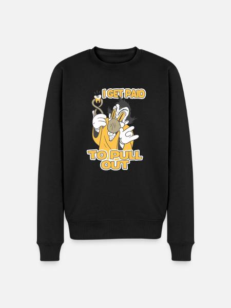 Tooth Fairy: Humorous Sayings - Men's Premium Organic Jumper - black