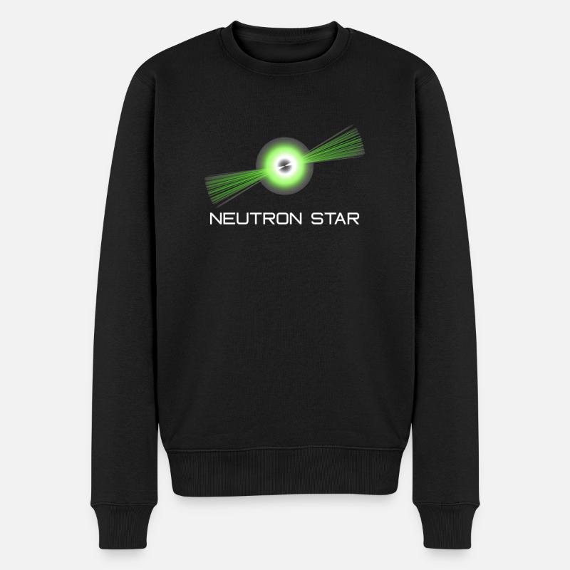 Neutronen Stern Wissenschaft Universum - Männer Premium Bio Pullover - Schwarz