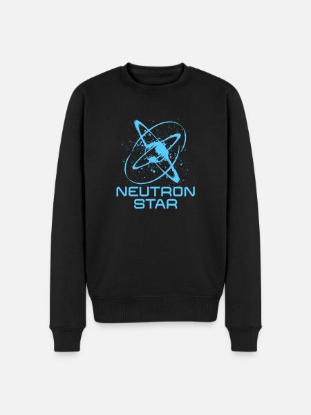 Neutrons Star Science Universe - Men's Premium Organic Jumper - black