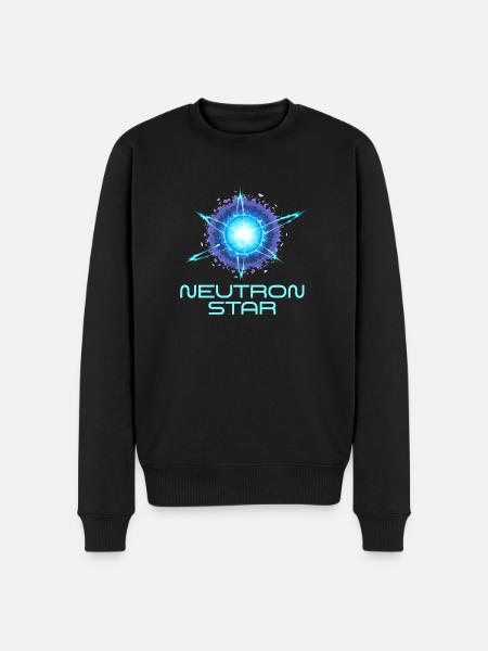 Neutrons Star Science Universe - Men's Premium Organic Jumper - black