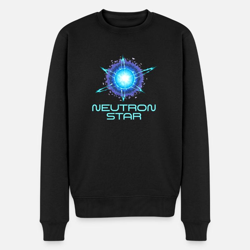 Neutrons Star Science Universe - Men's Premium Organic Jumper - black