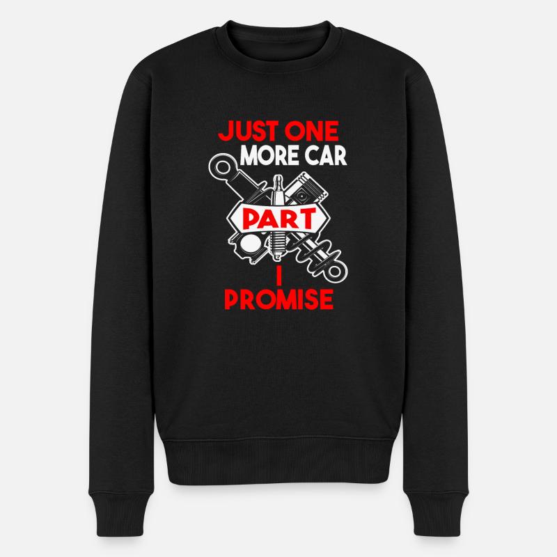 Nur Ein Teil Mehr Versprochen Auto - Männer Premium Bio Pullover - Schwarz
