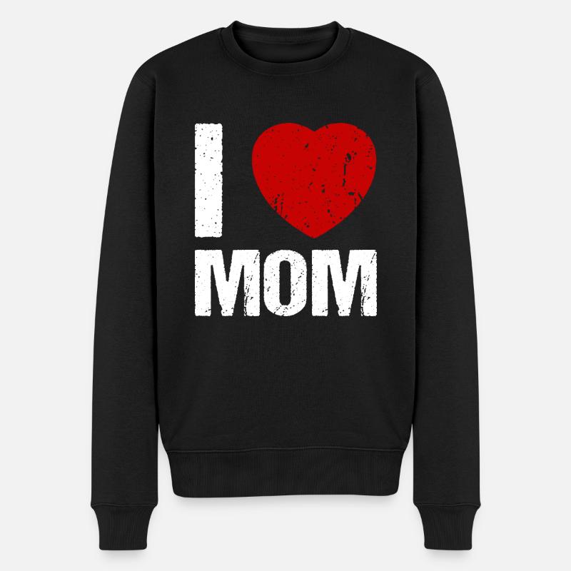 J’aime maman - Pull Premium bio Homme - noir