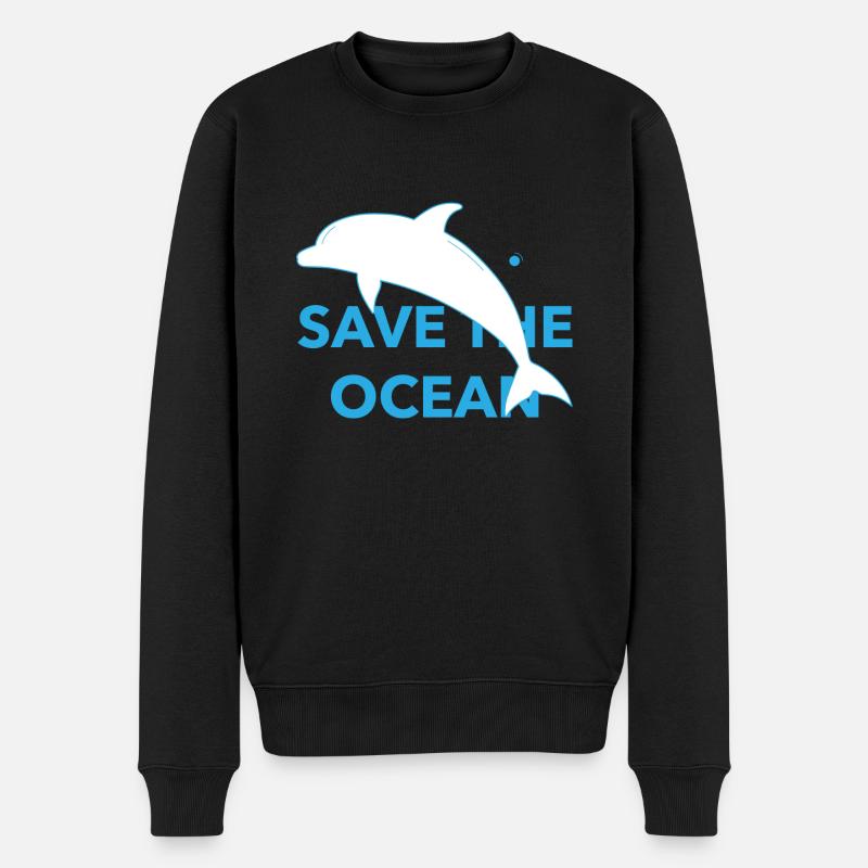 Save The Ocean - Pull Premium bio Homme - noir
