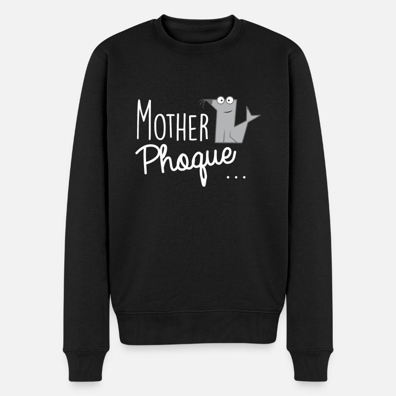Mother phoque - Pull Premium bio Homme - noir