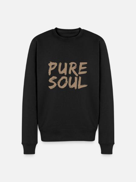 Purity and character pure soul - Men's Premium Organic Jumper - black
