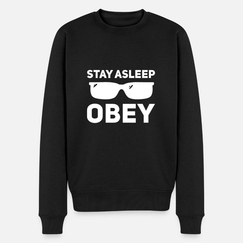 Dormez, obéissez - Pull Premium bio Homme - noir