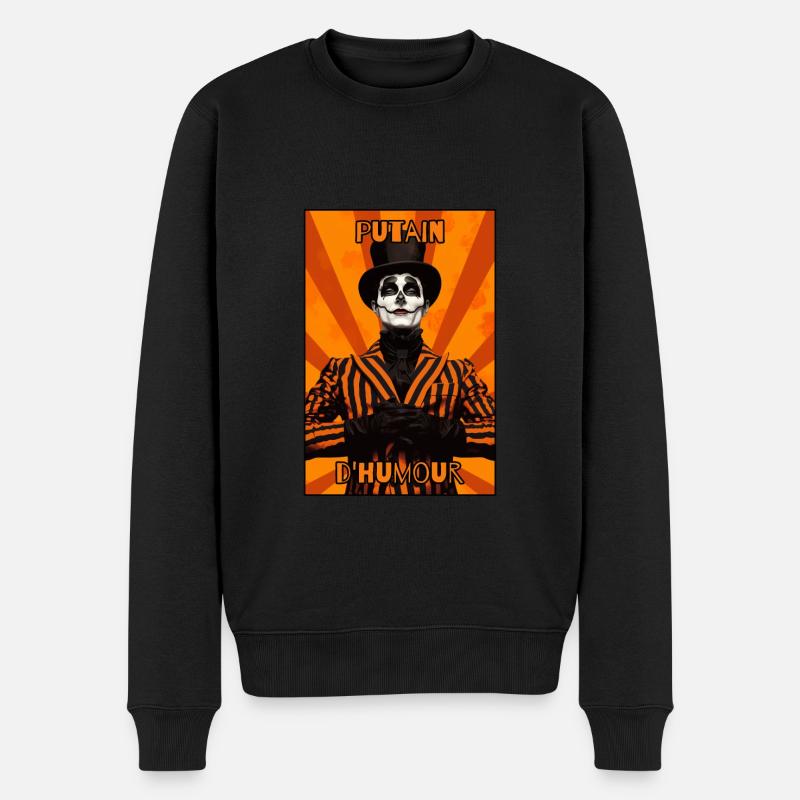 D’Humour: Mème français - Pull Premium bio Homme - noir