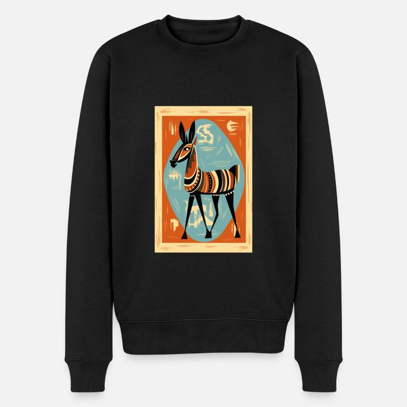 J’adore les ânes - Pull Premium bio Homme - noir