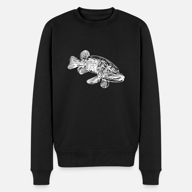 Brochet - Pull Premium bio Homme - noir