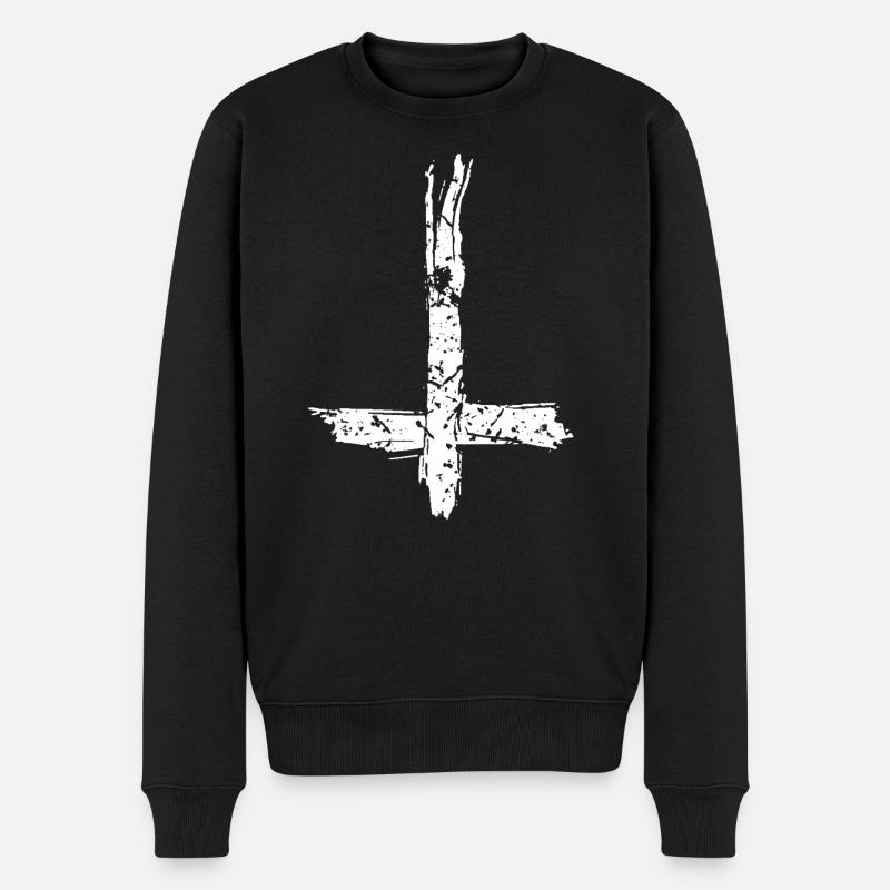 Croix de Saint-Pierre - Pull Premium bio Homme - noir