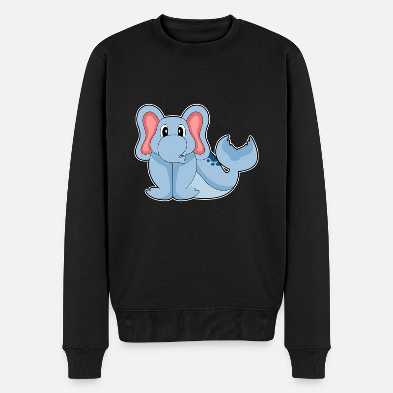 Eléphant de mer - Pull Premium bio Homme - noir