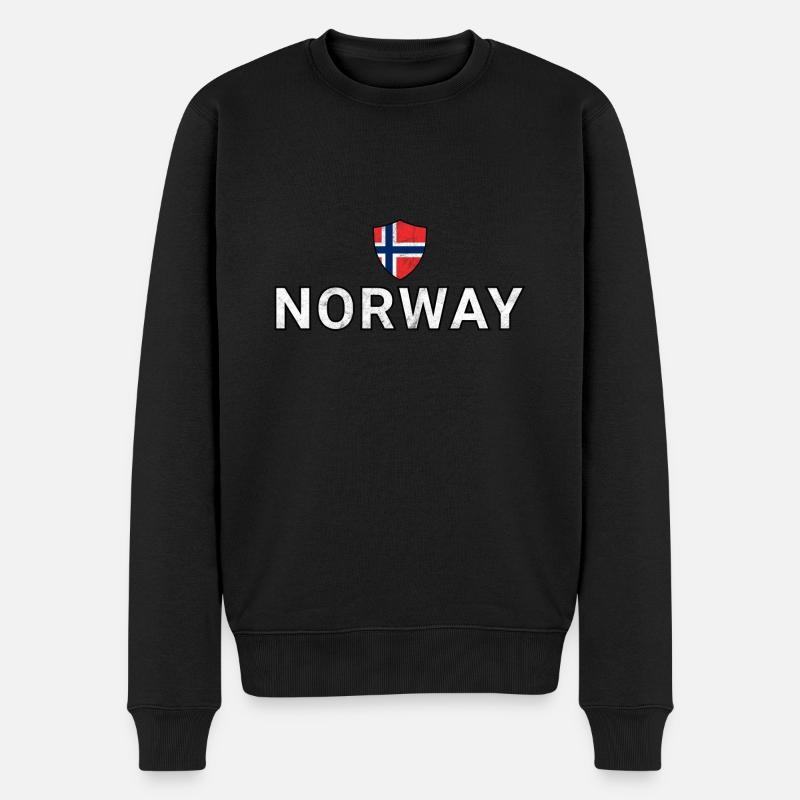 Norvège - Pull Premium bio Homme - noir