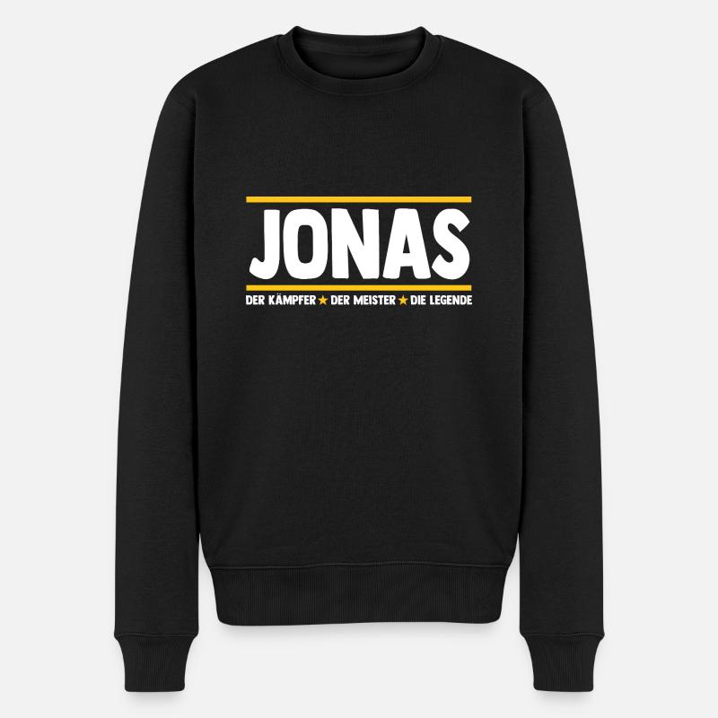 Jonas - Pull Premium bio Homme - noir