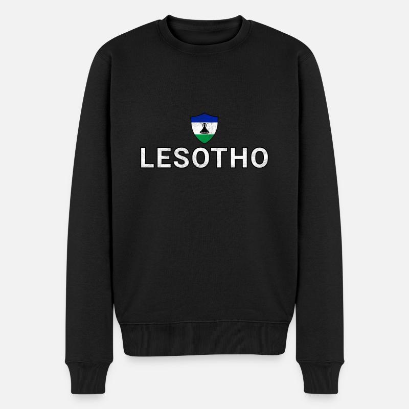 Lesotho - Pull Premium bio Homme - noir