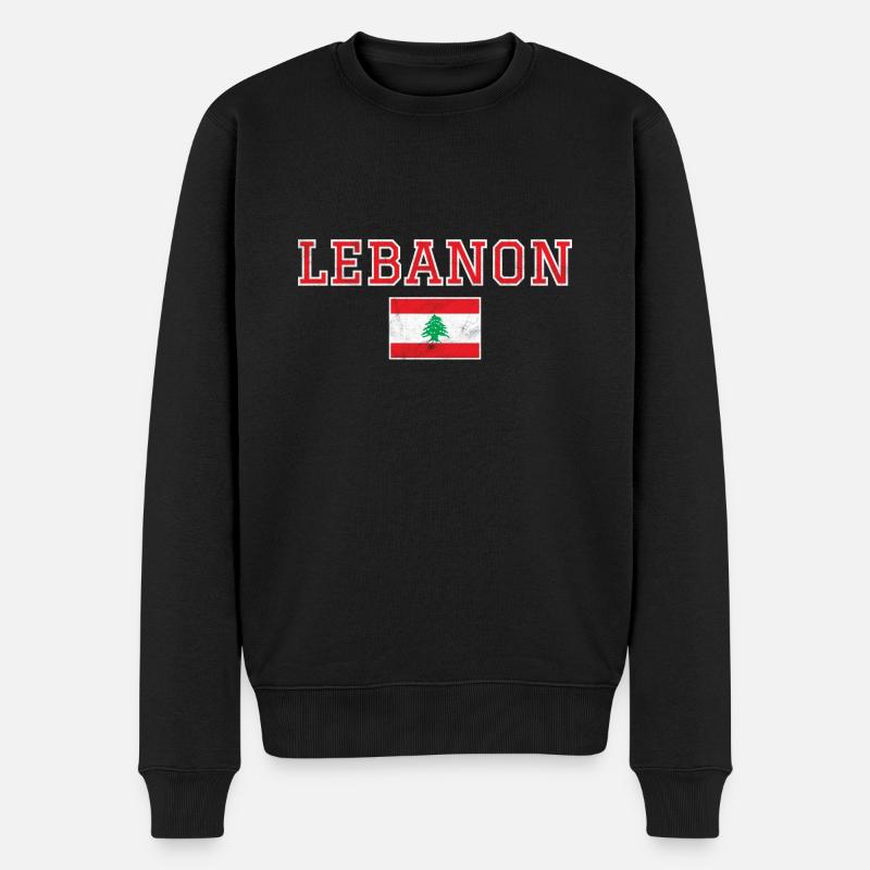 Liban - Pull Premium bio Homme - noir