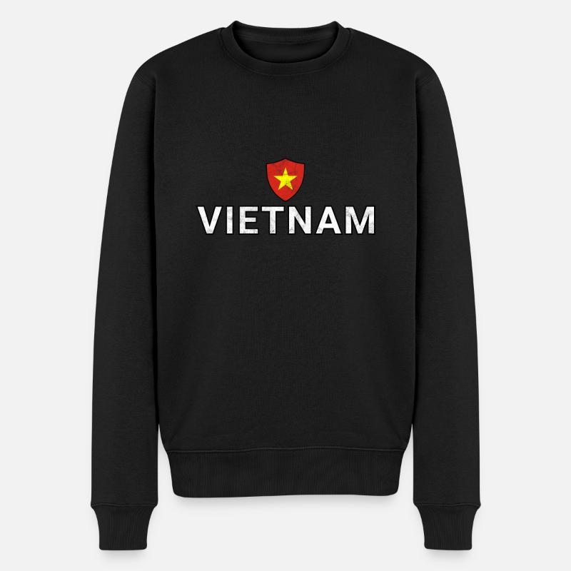 Vietnam - Pull Premium bio Homme - noir