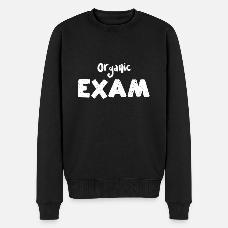 Examen biologique - Sciences - Pull Premium bio Homme - noir