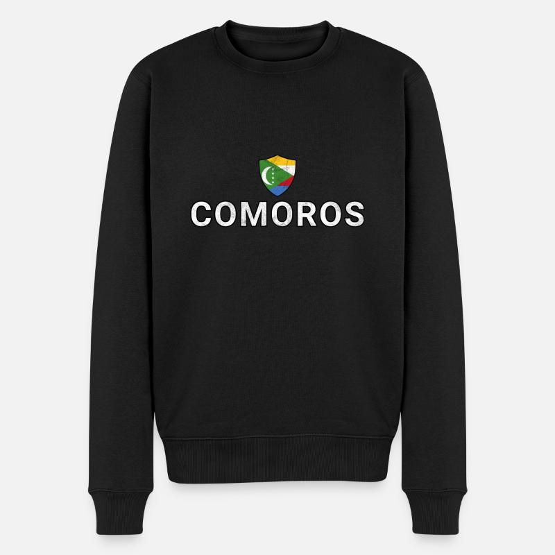 Comores - Pull Premium bio Homme - noir