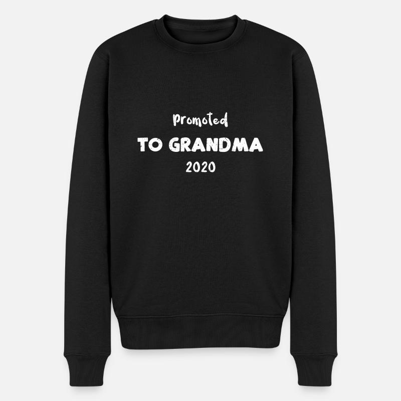 Promoted To Grandma 2020 - Grandma - Männer Premium Bio Pullover - Schwarz