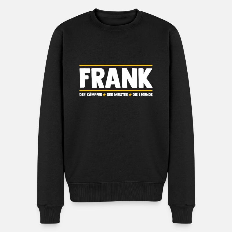 Franc - Pull Premium bio Homme - noir