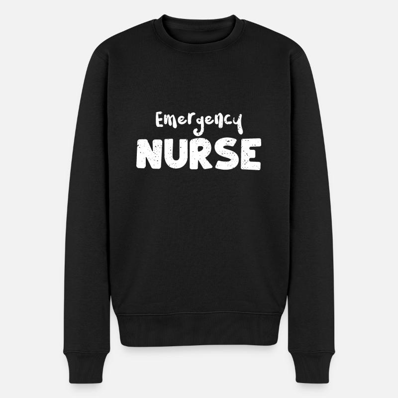 Infirmière d’urgence - Infirmière - Pull Premium bio Homme - noir