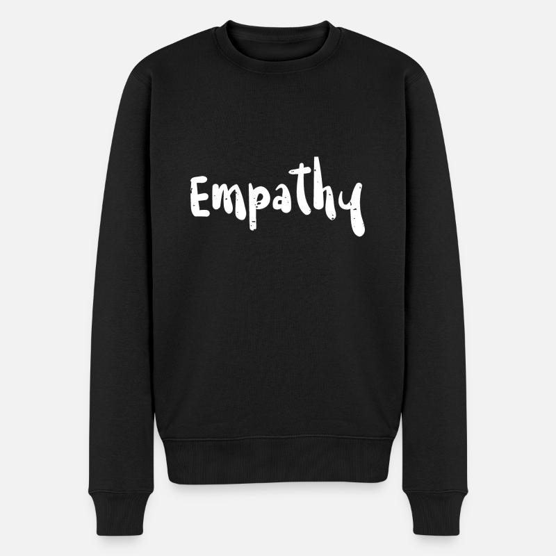 Empathie - Gentillesse - Pull Premium bio Homme - noir
