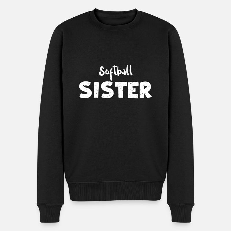 Softball Sister - Softball - Pull Premium bio Homme - noir