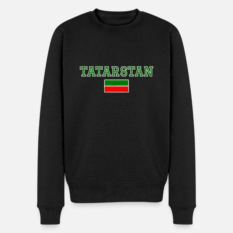 Tatarstan - Pull Premium bio Homme - noir
