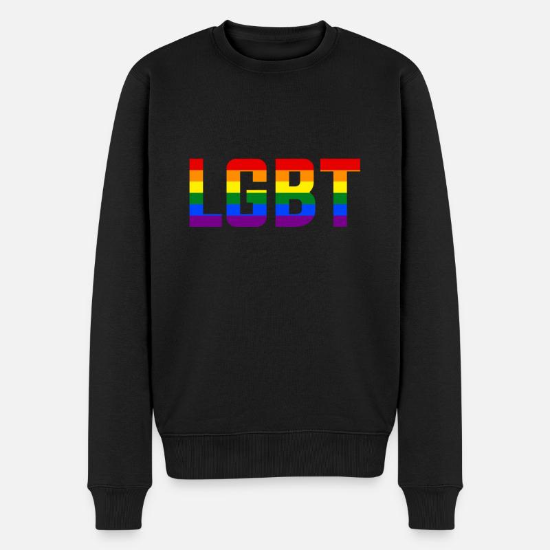 LGBT - Pull Premium bio Homme - noir