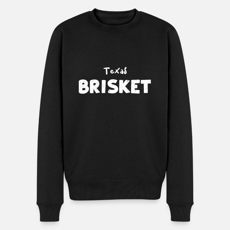 Texas Brisket - BBQ - Men's Premium Organic Jumper - black