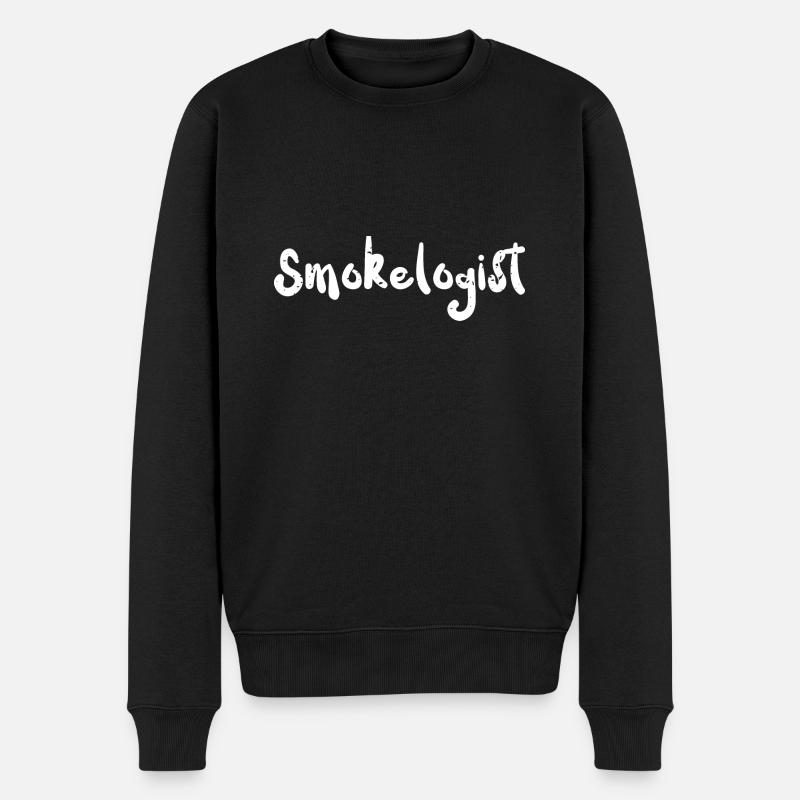 Smokelogist - BBQ - Pull Premium bio Homme - noir