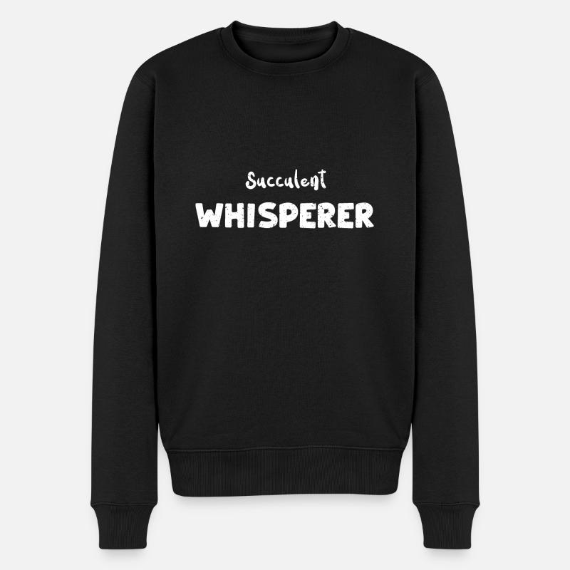 Succulent Whisperer - Jardinage - Pull Premium bio Homme - noir