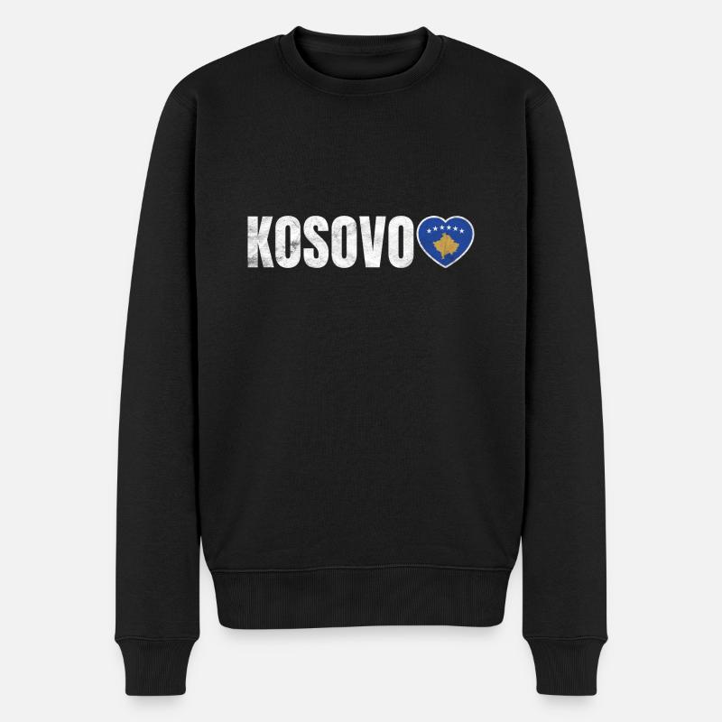 Kosovo - Pull Premium bio Homme - noir