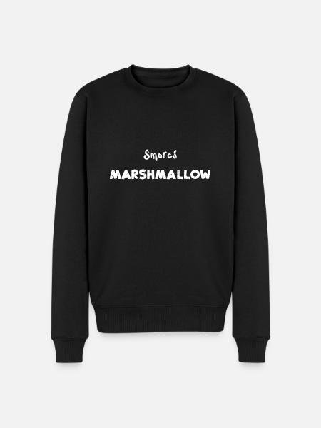 Smores Marshmallow - Camping - Men's Premium Organic Jumper - black