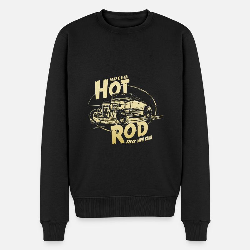 Garage Hot Rod V8 - Pull Premium bio Homme - noir